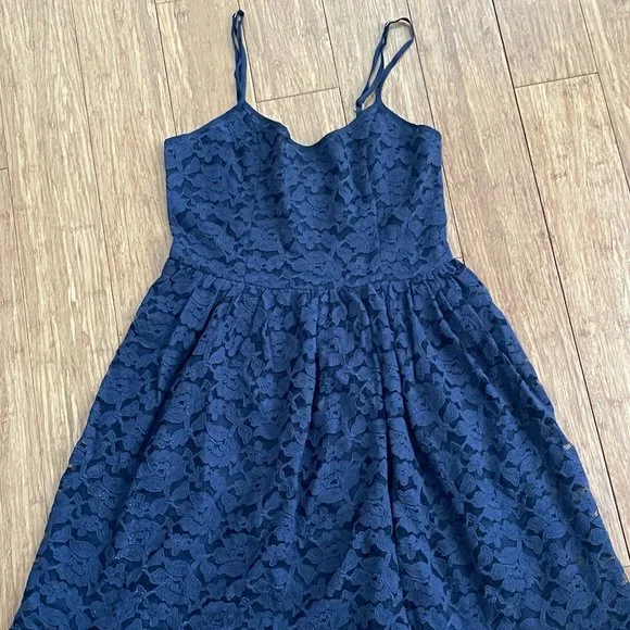 Abercrombie & Fitch | Dresses | Abercrombie Fitch Navy Blue Lace Overlay Dress Xs Adjustable Strap | Poshmark Abercrombie & Fitch | Dresses | Abercrombie Fitch Navy Blue Lace Overlay Dress Xs Adjustable Strap | Poshmark